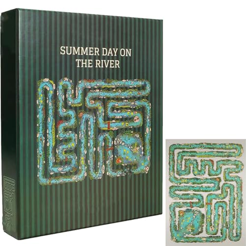 Edge -Stück Puzzle, Sommertag am Fluss Rand Stück Puzzle, Unique River - Themen -Kit, herausforderndes Spiel für die Familienzeit Edge -Stück Puzzle, Sommertag am Fluss Rand Stück Puzzle, Unique River - Themen -Kit, herausforderndes Spiel für die Familienzeit von Frenaki