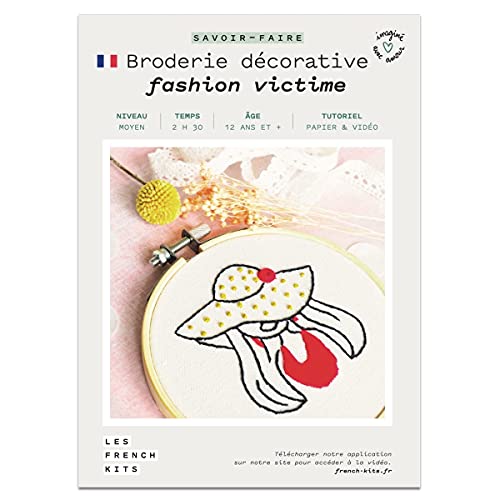 French Kits Dekorative Stickerei, modische Frau von French Kits