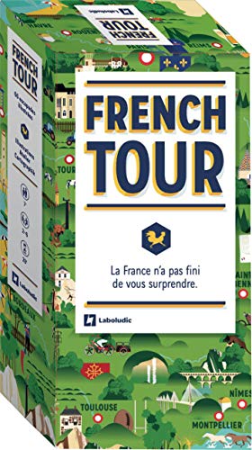 French Tour – Kartenspiel illustriert, um Frankreich in 66 Schritten – Gesellschaftsspiel Familie und Kinder von French Tour