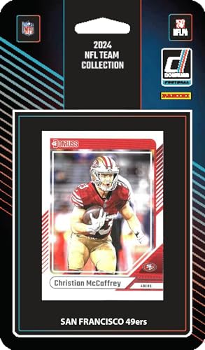 2024 Donruss San Francisco 49ers Factory Sealed NFL Team Set - Brock Purdy Deebo Samuel Christian McCaffrey Bosa + 3 bewertete Rookies von FreshD Cards