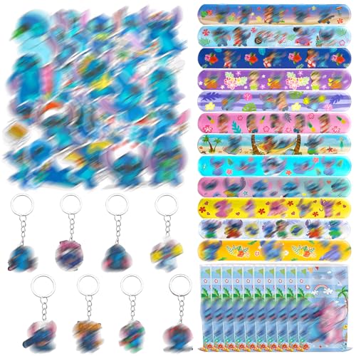 Mitgebsel Kindergeburtstag Set, 80 Stück Kinder Gastgeschenke und kleine Geschenke mit Geschenktüten, Schnapparmbändern, Aufklebern und Schlüsselanhängern als Party Give Aways für Jungen und Mädchen Mitgebsel Kindergeburtstag Set, 80 Stück Kinder Gastgeschenke und kleine Geschenke mit Geschenktüten, Schnapparmbändern, Aufklebern und Schlüsselanhängern als Party Give Aways für Jungen und Mädchen von Freyauga
