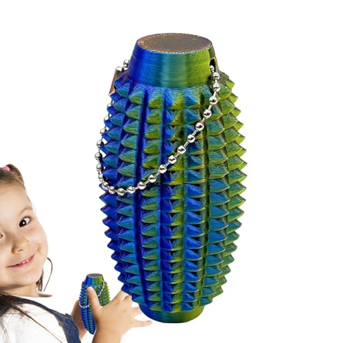 Frfik Fidget Spielzeug - Stressabbau Schlüsselanhänger Charm | 3D Gedruckter Fidget Charm Für Erwachsene Schreibtisch Tasche Zuhause Geburtstag Deko Frfik Fidget Spielzeug - Stressabbau Schlüsselanhänger Charm | 3D Gedruckter Fidget Charm Für Erwachsene Schreibtisch Tasche Zuhause Geburtstag Deko von Frfik