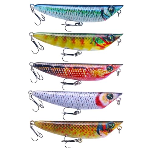 Frfik Fischereischatz Köder, Fischereischwimbait - Hard Fish Swimbait,Langsame sinkende realistische Köder, Accessoires für Anfänger und erfahrene Angler von Frfik