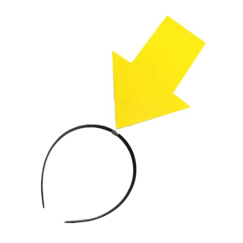Frfik Kostüm-Kopfbedeckung, Ausrufezeichen, Pfeilspitzen-Haarband, elastisches Haar-Accessoire, Spiel-Kopfschmuck für Fotoautomaten-Requisiten, Partyzubehör von Frfik
