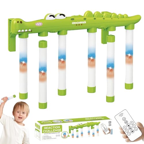 Frfik Reflexstäbe - Reflex Fallstäbe Handgeschwindigkeits-Herausforderungsspiel,3 Stück Interaktive Sportspielzeuge Mit Fernbedienung Für Zuhause Und Indoor Aktivitäten Frfik Reflexstäbe - Reflex Fallstäbe Handgeschwindigkeits-Herausforderungsspiel,3 Stück Interaktive Sportspielzeuge Mit Fernbedienung Für Zuhause Und Indoor Aktivitäten von Frfik