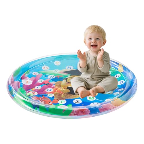 Frfik Wassermatte Für Kinder,Aufblasbare Wassermatte Zur Förderung Der Sinne Bei Kindern | Meeresthema Spielzeit Aktivität Tummelplatz Für Zuhause Kindergarten von Frfik