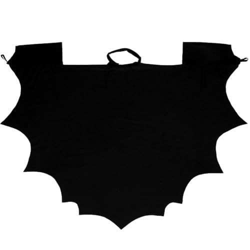 Halloween-Kostüm Fledermausumhang | Schwarzes -Set Cosplay Zubehör für Kinder | Polyester Zubehör für Vampir-Kostüme | Ideal für Cosplay Halloween Partys Halloween-Kostüm Fledermausumhang | Schwarzes -Set Cosplay Zubehör für Kinder | Polyester Zubehör für Vampir-Kostüme | Ideal für Cosplay Halloween Partys von Frfik
