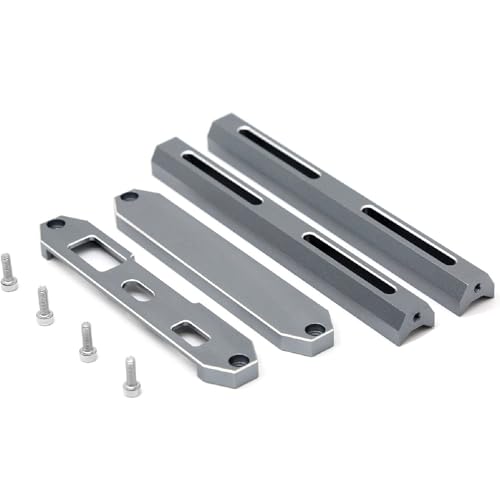 Sender-Schutzrahmen – Halterungshalter, Schalenstütze, RC-Senderschutz – Aluminiumlegierung Halterung Schutz für ferngesteuerte Autos – Stoßfeste und stabile Basis für RC-Controller – Schwarz & Titan von Frfik