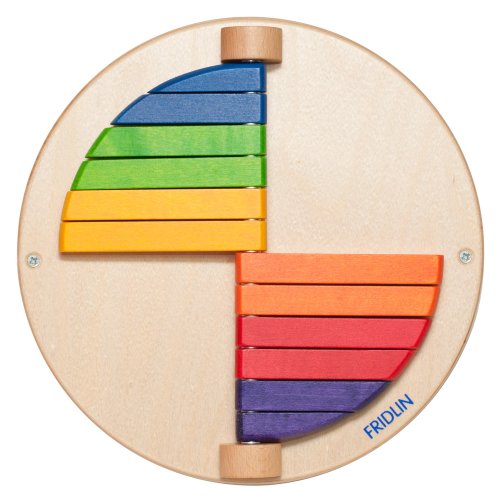 FRIDLIN® Wandklappspiel für Kinder ab 1,5 Jahren, Holzspielzeug, Lernspielzeug, Montessori, Förderspielzeug von FRIDLIN