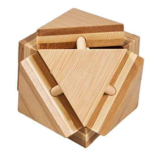 Fridolin 17155 FRIDOLIN-17155-Bambus 3D Puzzle-Magic Box DREIECK von Fridolin