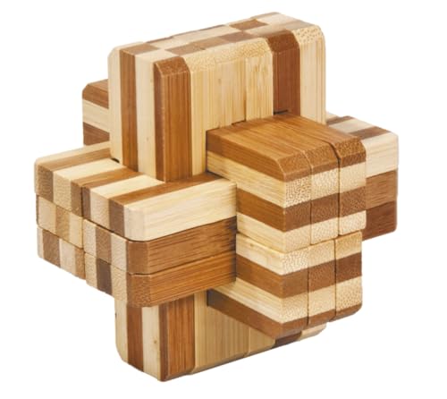 Fridolin 3D-Puzzle Block-Kreuz aus Bambus, IQ-Test/Brainteaser Fridolin 3D-Puzzle Block-Kreuz aus Bambus, IQ-Test/Brainteaser von Fridolin