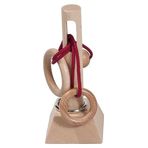 Fridolin 17347 - Geschicklichkeitsspiel Lös den Ring, XL, rot Fridolin 17347 - Geschicklichkeitsspiel Lös den Ring, XL, rot von Fridolin