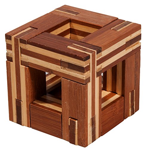 Fridolin 17497 IQ-Test Puzzle Magic Frame Bambus Geduldspiel Knobelspiel Fridolin 17497 IQ-Test Puzzle Magic Frame Bambus Geduldspiel Knobelspiel von Fridolin