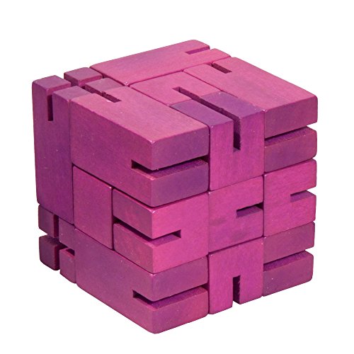 Fridolin 17514 - Holzspielzeug Flexi-Cube, lila von Fridolin