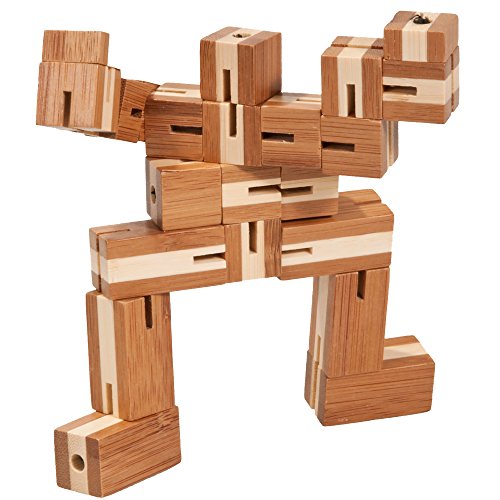 Fridolin 17516 - Holzspielzeug Flexi-Cube 1 aus Bambus von Fridolin