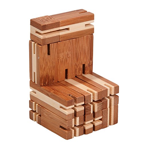 Fridolin 17518 - Holzspielzeug Flexi-Cube 3 aus Bambus von Fridolin