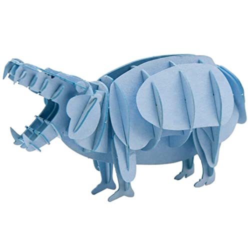 Fridolin 3D Papiermodell Flusspferd von Fridolin