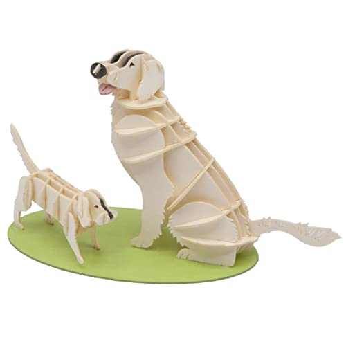 Fridolin 3D Papiermodell Golden Retriever von Fridolin