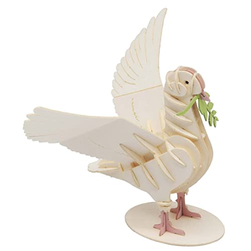 Fridolin 3D Papiermodell Weiße Taube von Fridolin