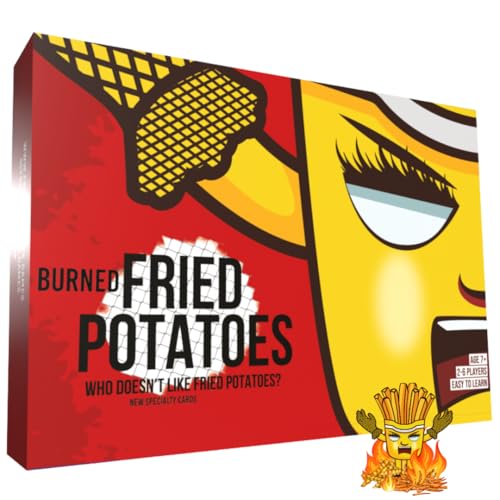 Fried Potatoes: Burned Edition – Schnelllebiges Kartenspiel | Englisch | 2–6 Spieler | ab 7 Jahren | 20–40 Minuten | Strategie- und wiederspielbarer Spaß für Freunde und Familie Fried Potatoes: Burned Edition – Schnelllebiges Kartenspiel | Englisch | 2–6 Spieler | ab 7 Jahren | 20–40 Minuten | Strategie- und wiederspielbarer Spaß für Freunde und Familie von Fried Potatoes