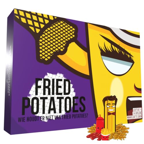 Fried Potatoes: Deep Fried Edition – Schnelllebiges Kartenspiel | Niederländisch | 2–6 Spieler | ab 7 Jahren | 20–40 Minuten | Strategie- und wiederspielbarer Spaß für Freunde und Familie von Fried Potatoes