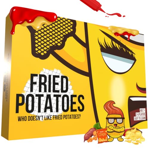 Fried Potatoes: Original Edition – Schnelllebiges Kartenspiel | Englisch | 2–6 Spieler | ab 7 Jahren | 20–40 Minuten | Strategie- und wiederspielbarer Spaß für Freunde und Familie Fried Potatoes: Original Edition – Schnelllebiges Kartenspiel | Englisch | 2–6 Spieler | ab 7 Jahren | 20–40 Minuten | Strategie- und wiederspielbarer Spaß für Freunde und Familie von Fried Potatoes