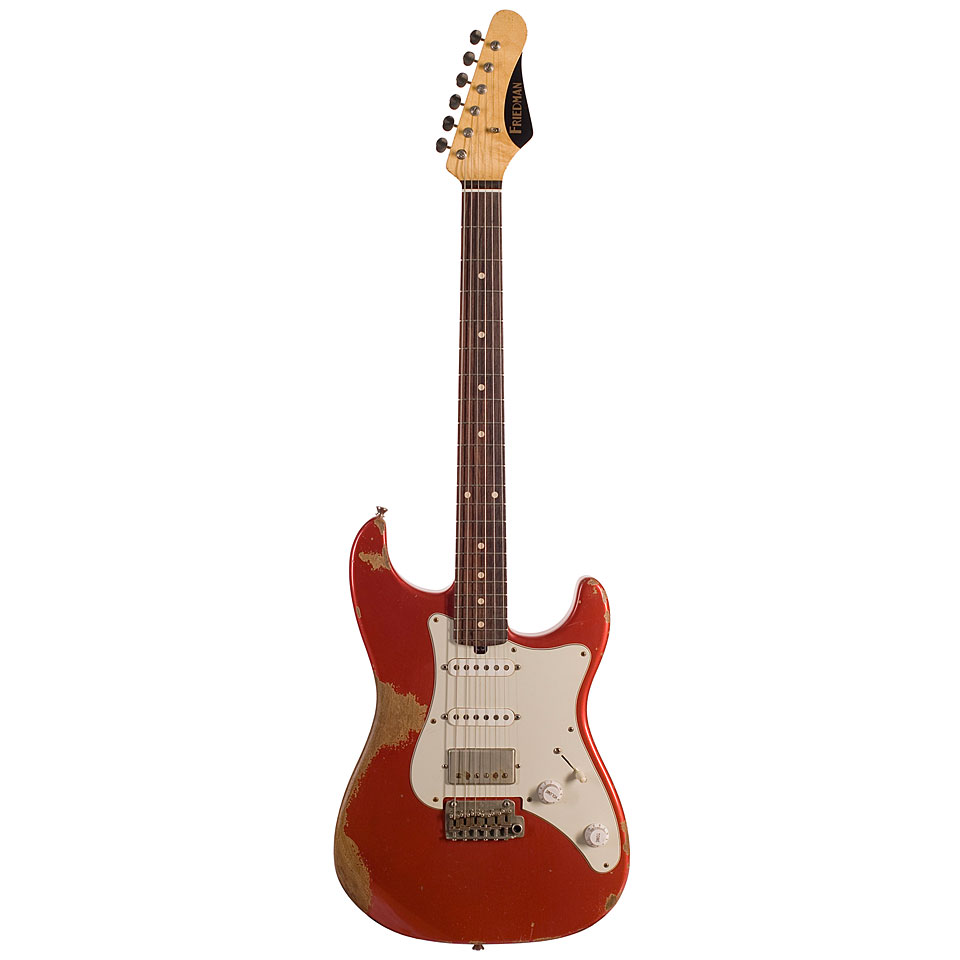 Friedman Vintage-S, Candy Apple Red, HSS E-Gitarre von Friedman