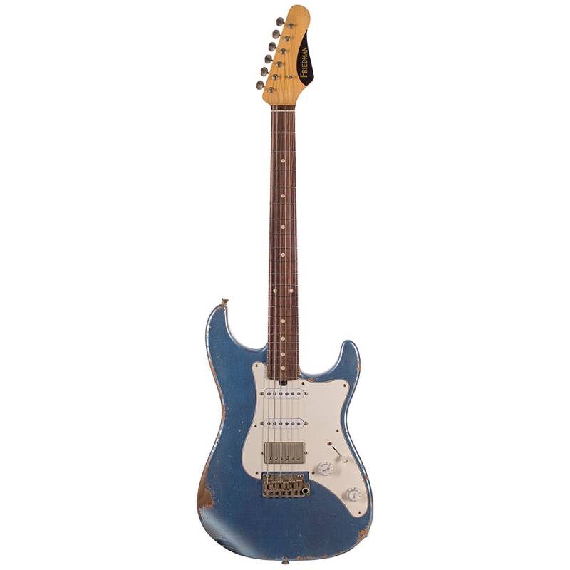 Friedman Vintage-S,Metallic Blue, HSH E-Gitarre von Friedman