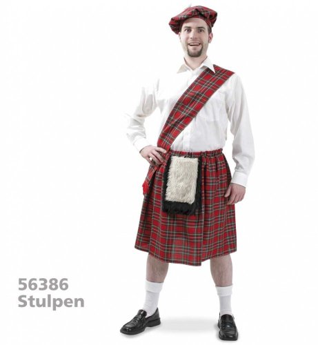Kostüm Schottenrock - Größe XL (KAR) von Fries&Söhne