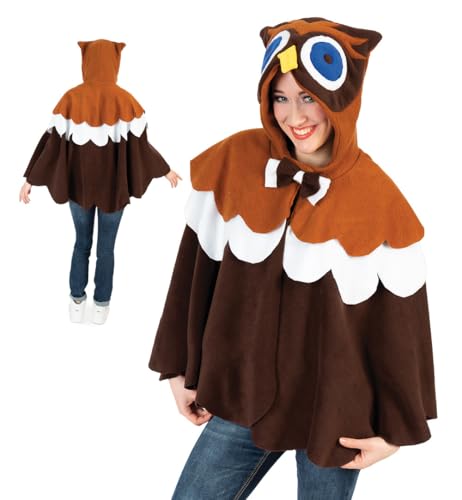Entdecken Sie die geheimnisvolle Welt der Eule – mit unserem Cape Eule für Fasching! von FRIES