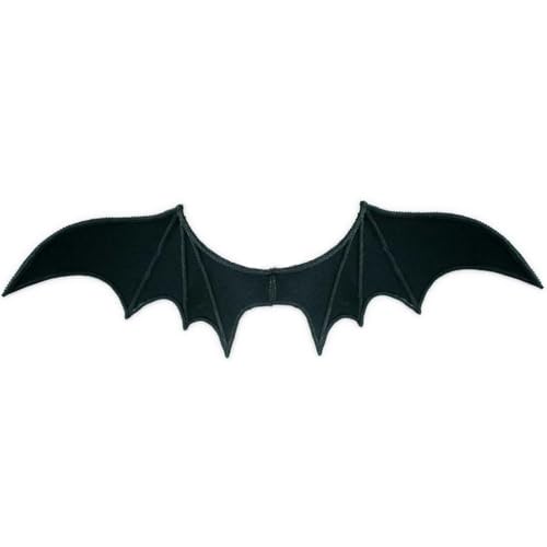 Fledermaus Flügel schwarz für Erwachsene Halloween Accessoires Flügel mit Zacken von Fries