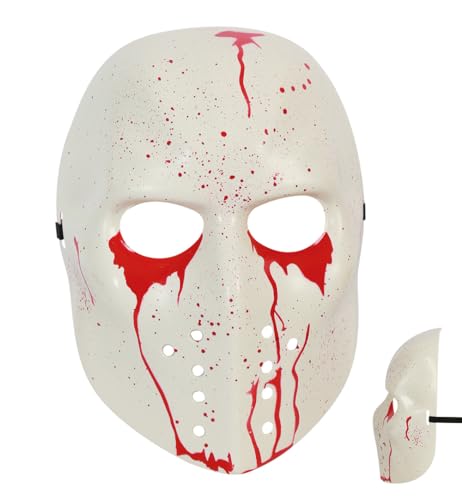 Fries Halbmaske Horror mit Blut für Halloween, Party oder Event Fries Halbmaske Horror mit Blut für Halloween, Party oder Event von FRIES