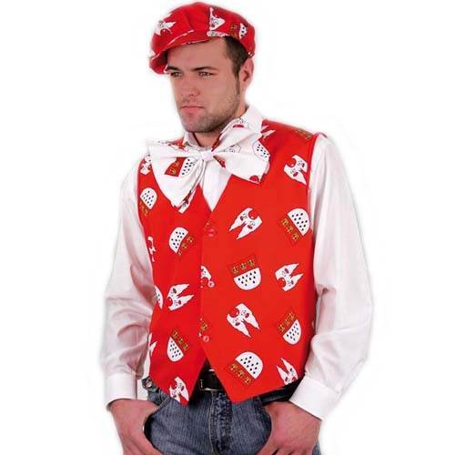 Fries Köln Weste für Herren rot Fries Köln Weste für Herren rot von Fries