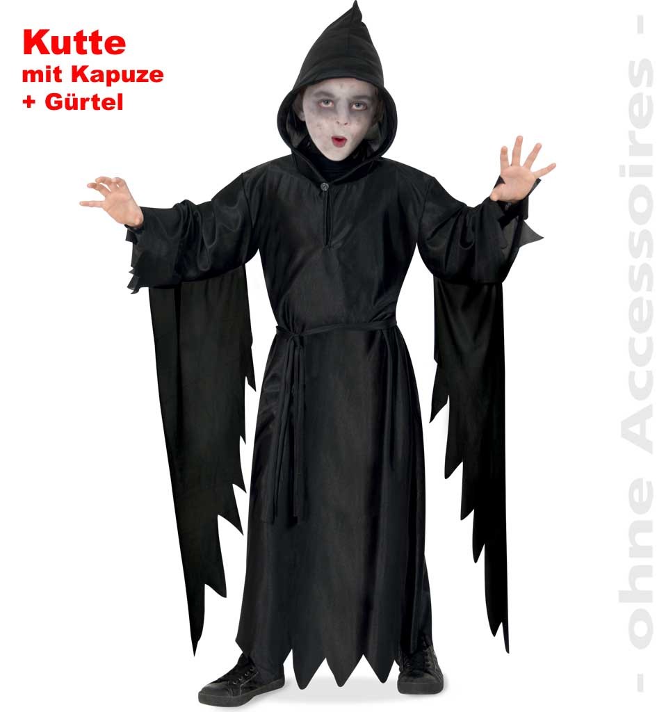 Horror - Kutte mit Kapuze, Kostüm für Kinder, Horror - Kutte mit Kapuze, Kostüm für Kinder, von Fries
