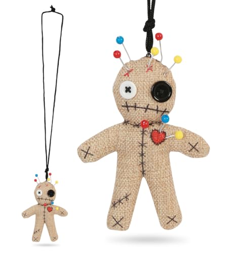 Kette Voodoopuppe für Karneval, Halloween, Event von FRIES