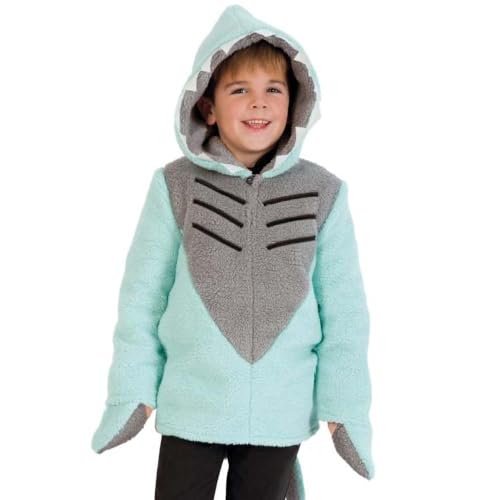 Kinderkostüm Hai Sharky | Jacke mit Flosse | Kostüm für Kinder (116) von FRIES