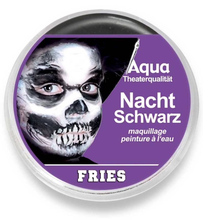 Nacht-schwarz Aqua Schminke von Fries
