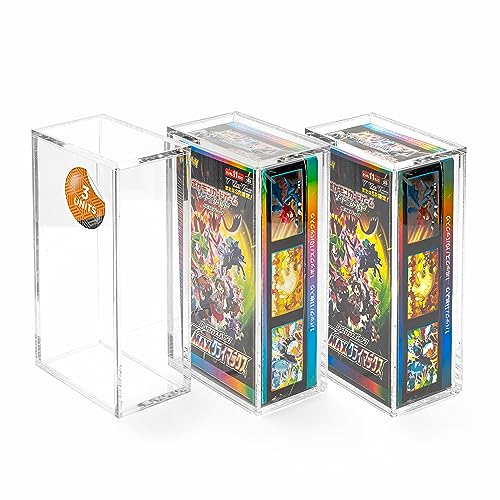 Acryl Protector für Display Japones Pokemon Pack von 3 Einheiten - Schützen Sie Ihre Japonesa Pokemon Box der Pokemon tragen mit diesem Acryl - Ideal für Sammler von Booster Pokémon Japones (3 Stück) von Friki Monkey