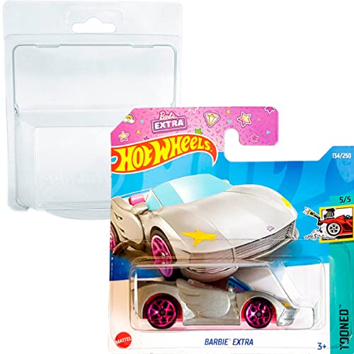 Friki Monkey Hot Wheels Barbie Extra Tooned 5/5 (134/250) 2022 Short Card + Blister & Card Protector Pack von Friki Monkey