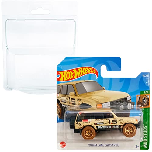 Friki Monkey Hot Wheels Toyota Land Cruiser 80 Mud Stunds 2/5 (91/250) 2022 Short Card + Blister & Card Protector Pack von Friki Monkey