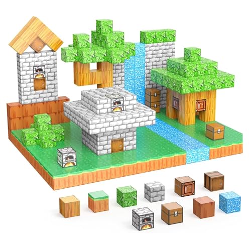Frilla Pixel Blocks Bausteine – 48‑Stück Set, 2 cm Magnetische Würfel zum Bauen, Kinder ab 3 Jahren, Starker Halt, Geschenkidee | MAGCRAFTI Frilla Pixel Blocks Bausteine – 48‑Stück Set, 2 cm Magnetische Würfel zum Bauen, Kinder ab 3 Jahren, Starker Halt, Geschenkidee | MAGCRAFTI von Frilla