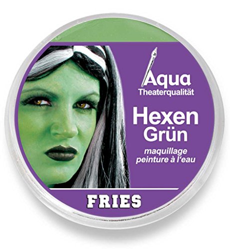 Aqua-Schminke HEXENGRUEN, 15 g Tiegel von Fritz Fries & Söhne GmbH