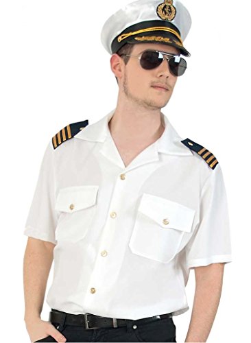 FRIES Partychic Herren-Kostüm KAPITÄN Hemd Gr. M-XXL (Medium) von FRIES