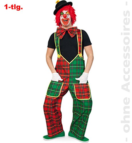 Kostüm "CLOWN McCheck" Clown-Latzhose Gr. M, XL & XXXL (XX-Large) von Fritz Fries & Söhne GmbH