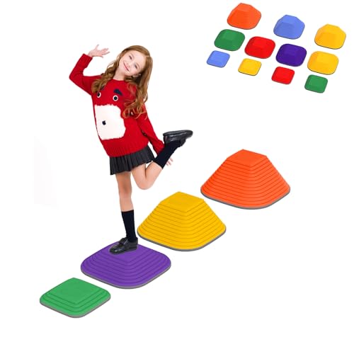 Froadp Balanciersteine für Kinder 11 Stück, Abenteuer Flusssteine Balance Steine, Stapelstein für Gleichgewicht, Motorik und Spaß Froadp Balanciersteine für Kinder 11 Stück, Abenteuer Flusssteine Balance Steine, Stapelstein für Gleichgewicht, Motorik und Spaß von Froadp