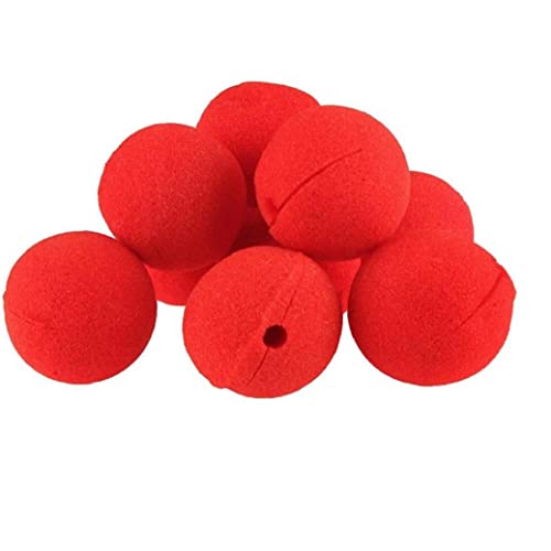 10 Teile / Los Clown Nase Schaumzirkus Clown Nase Comic Requisiten Weihnachten Halloween Zubehör Kostüm Magic Party Supplies Rot 10 Teile / Los Clown Nase Schaumzirkus Clown Nase Comic Requisiten Weihnachten Halloween Zubehör Kostüm Magic Party Supplies Rot von Froiny