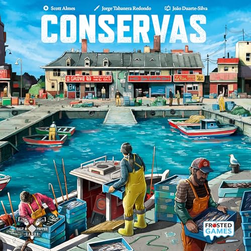 Frosted Games - Conservas - Solo-Spiel, 1 Spieler, 25-40 Minuten, Bag-Building, Szenarios, Fischfang von Frosted Games