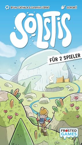 Frosted Games - Solstis - 2-Personen-Spiel, ab 8 Jahren, 2 Spieler, Legespiel, Duellspiel, Naturthema von Frosted Games