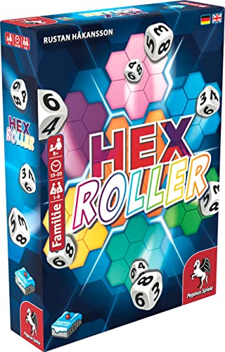 Pegasus Spiele 18329G - HexRoller (Frosted Games) von Frosted Games