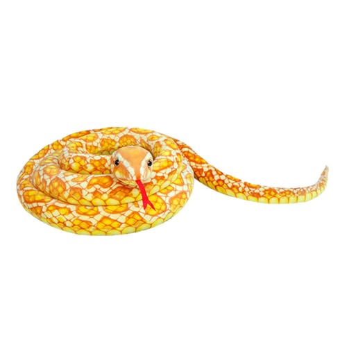 Cartoon Tierschlange Großes Plüschtier Riesige Schlange Lustige Kuscheltiere Dekokissen Party Geschenk Schlange Schlangenspielzeug von Frotox